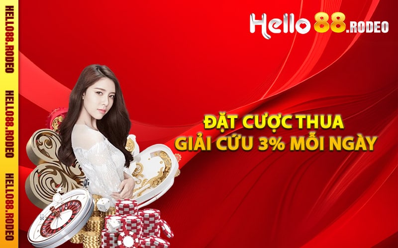 Đặt cược thua, giải cứu 3% mỗi ngày